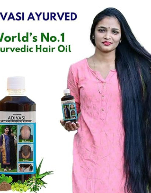 100% original Adivasi Neelgiri Herbal Hair Oil 100ml (Pack of 2)