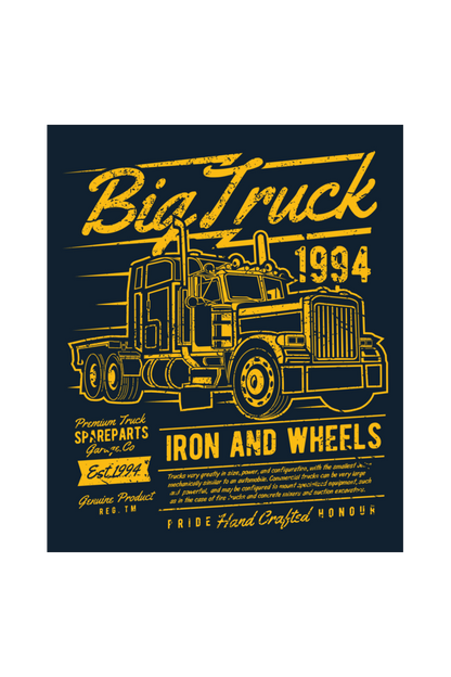 Unisex Terry Oversized T-Shirt Big Truck