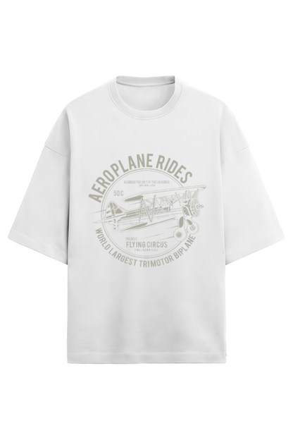 Unisex Terry Oversized T-Shirt Aeroplane Ride