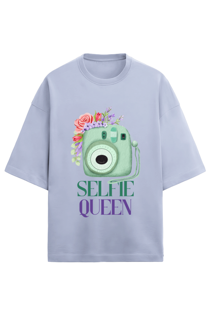 Unisex Terry Oversized T-Shirt selfie Queen