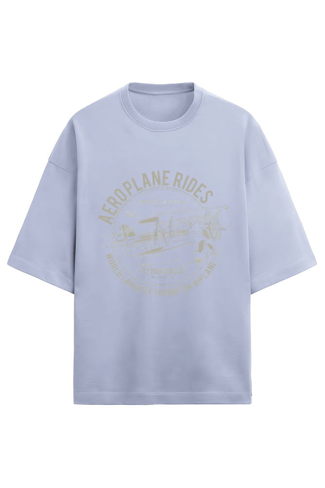 Unisex Terry Oversized T-Shirt Aeroplane Ride