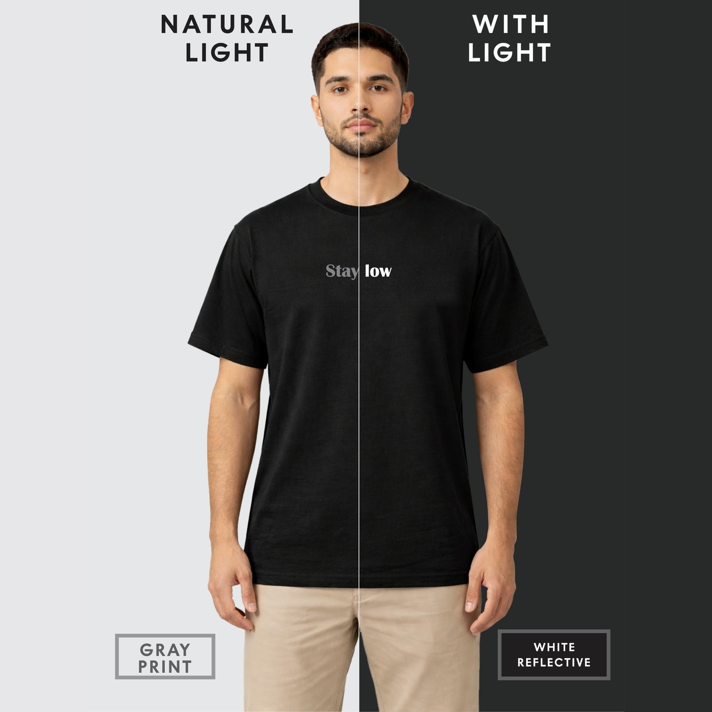 ARMOFS “Stay Low” Flash Mode Tee – Black