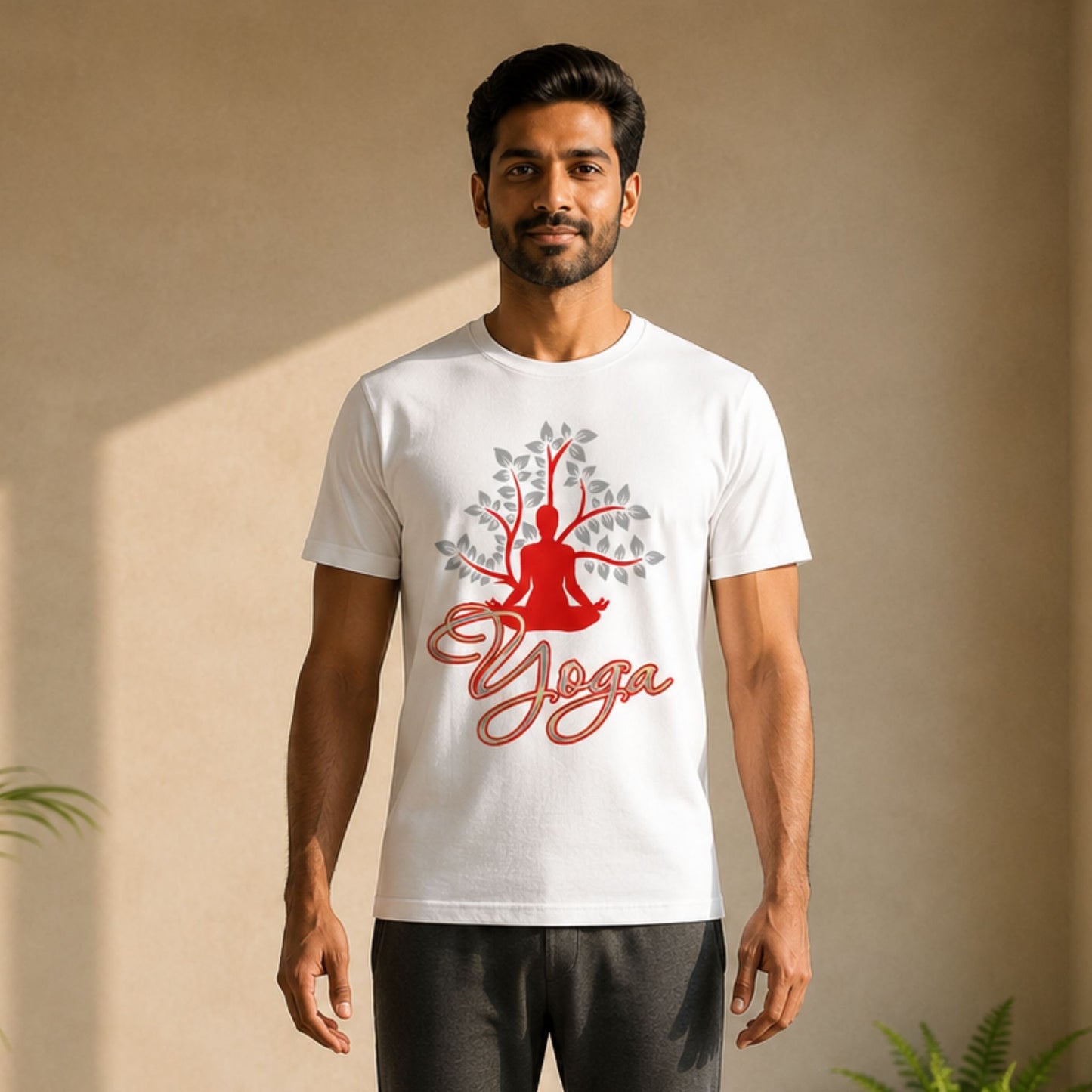 Rooted in Serenity Yoga T-Shirt | Regular fit