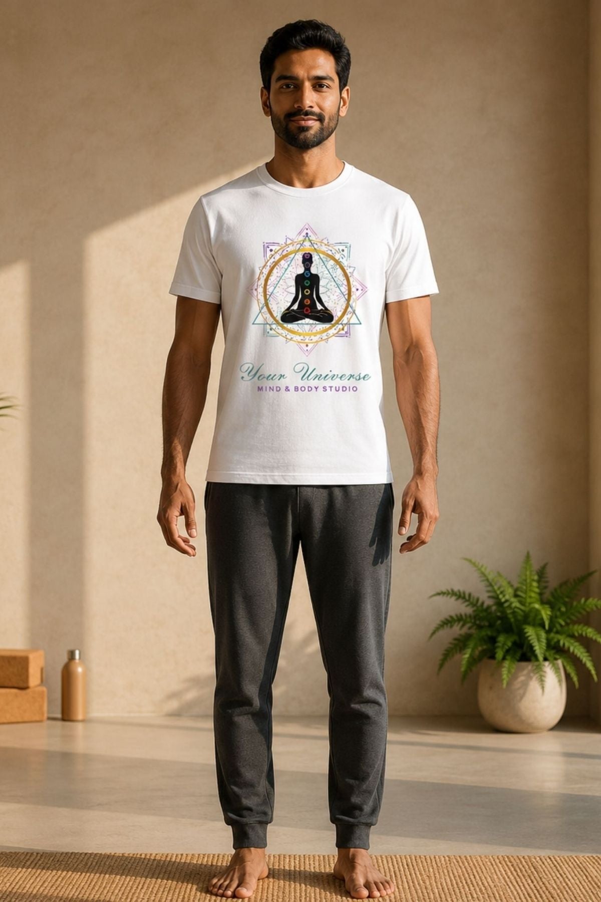 Your Universe Yoga T-Shirt| Regular fit