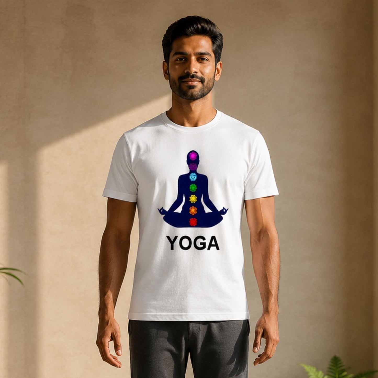 Chakra Balance Yoga T-Shirt | Regular fit