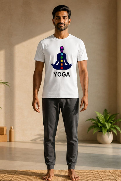 Chakra Balance Yoga T-Shirt | Regular fit