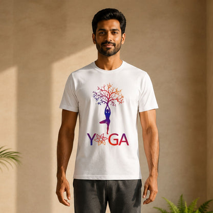 Tree of Balance Yoga T-Shirt | Regular fit
